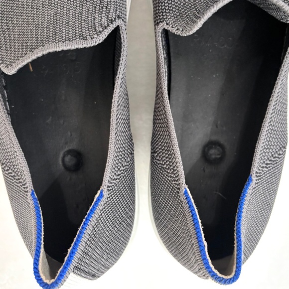 RETIRED Gray Rothy’s The Original Casual Slip On Knit Washable Sneakers Size 9 - Picture 14 of 16